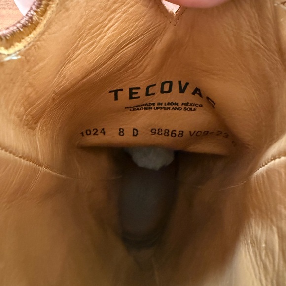 Tecovas Orange and Brown Western Boots - Picture 11 of 11